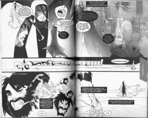 Scan image of manga Bible: Jesus encountering Satan