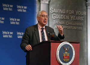 A Photo of Ben Stein speaking at an event