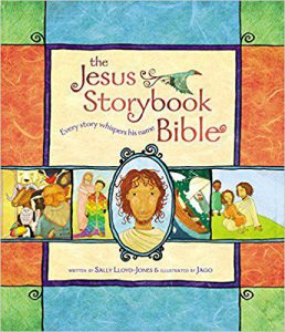 Front cover of the Jesus Storybook Bible by Sally Lloyd Jones
